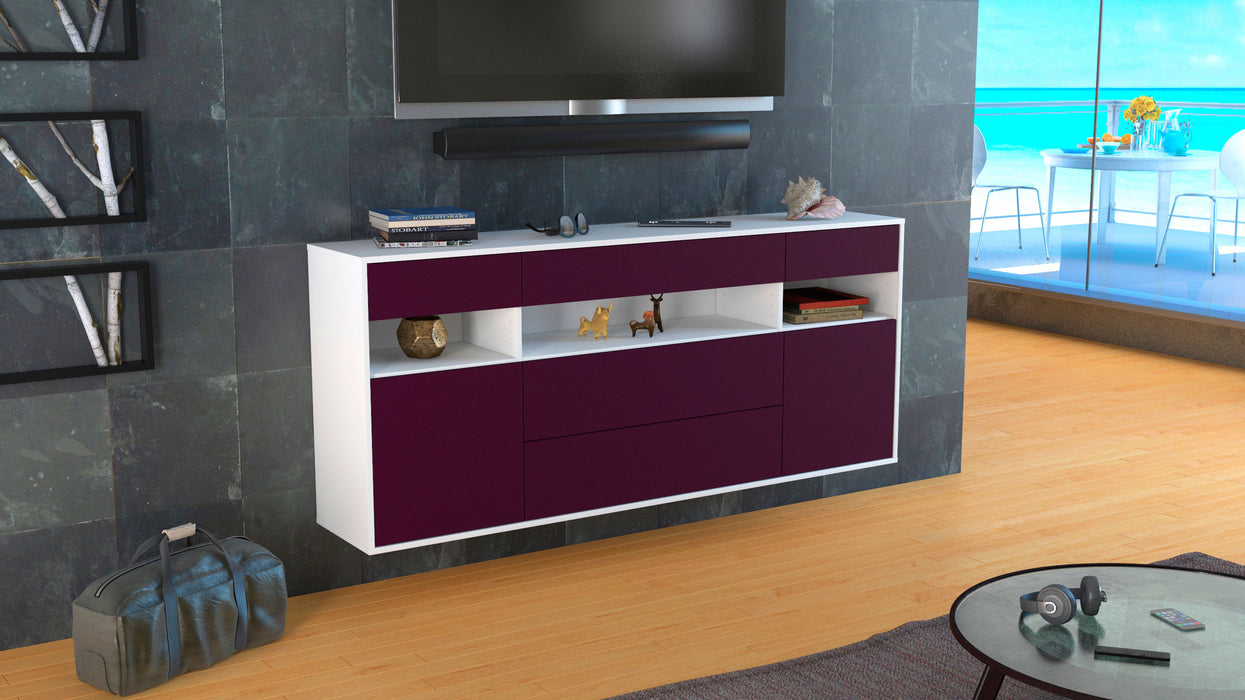 Sideboard Inglewood, Lila, hängend (180x79x35cm)