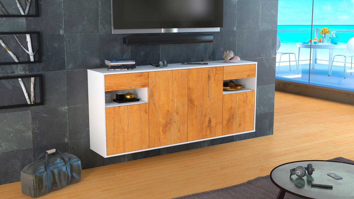 Sideboard Killeen, Eiche, hängend (180x79x35cm)