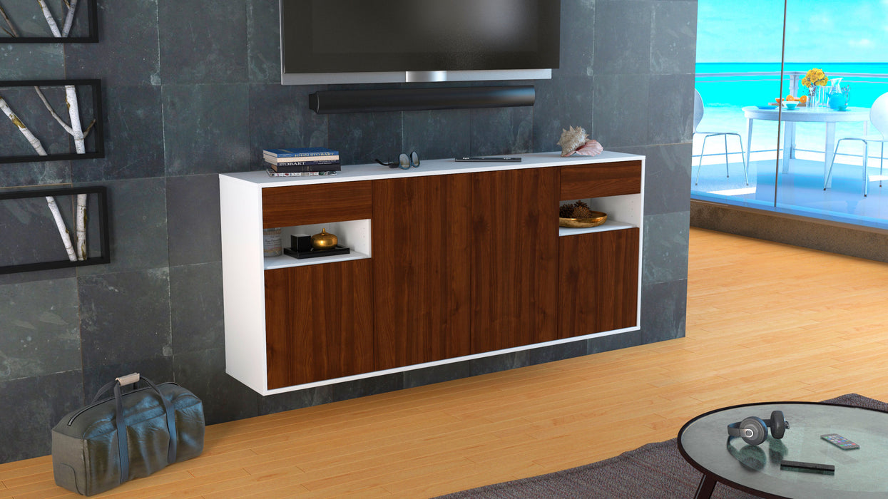 Sideboard Killeen, Walnuss, hängend (180x79x35cm)