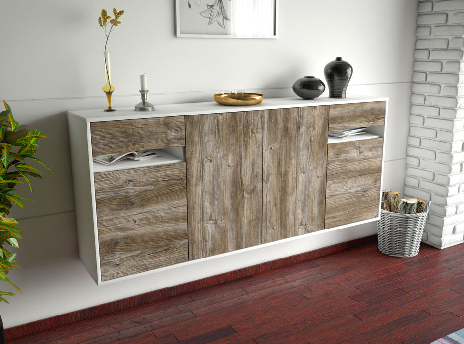 Sideboard Thornton, Treibholz, hängend (180x79x35cm)