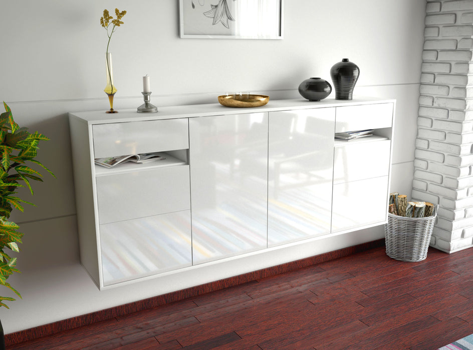 Sideboard Thornton, Weiß, hängend (180x79x35cm)