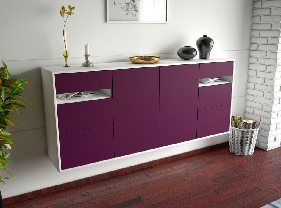 Sideboard Thornton, Lila, hängend (180x79x35cm)