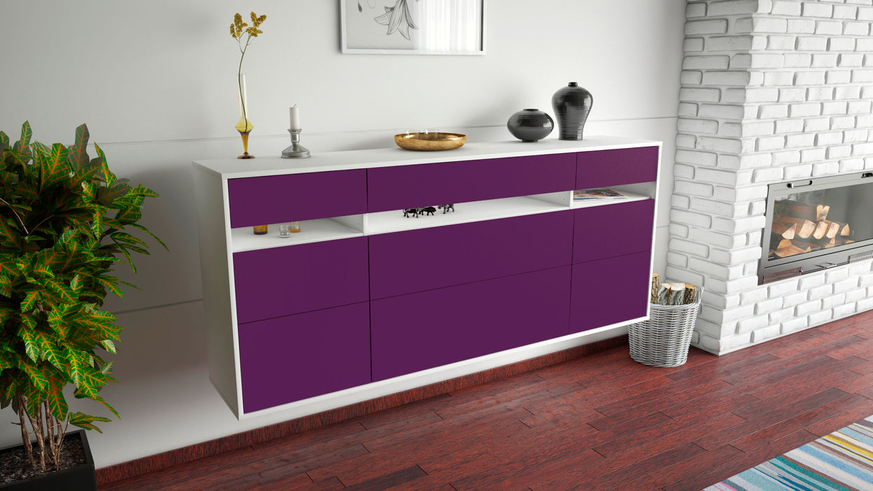 Sideboard Manchester, Lila, hängend (180x79x35cm)