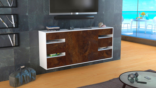 Sideboard Roseville, Rost, hängend (180x79x35cm)