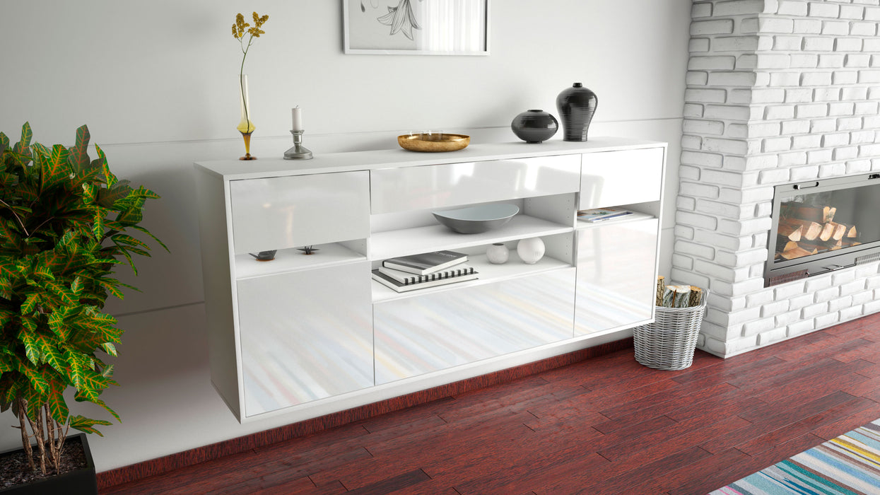 Sideboard Miramar, Weiß, hängend (180x79x35cm)