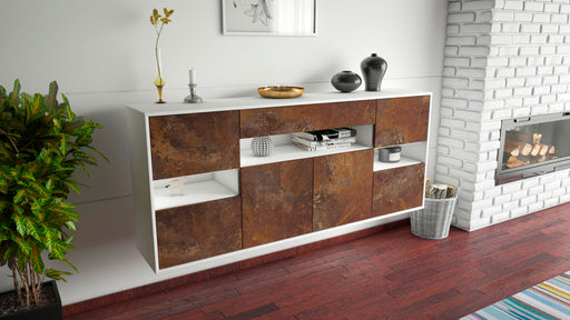 Sideboard Downey, Rost, hängend (180x79x35cm)