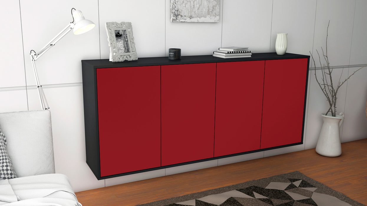 Sideboard Lakewood, Bordeaux, hängend (180x79x35cm)