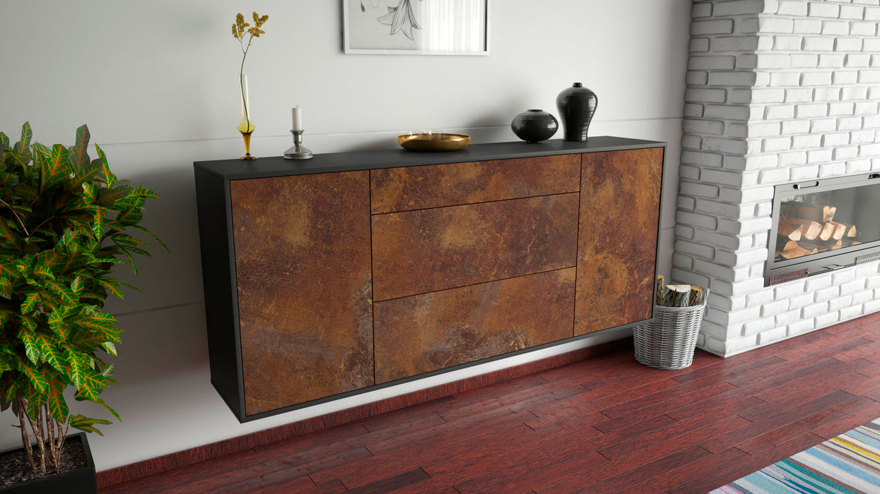 Sideboard Syracuse, Rost, hängend (180x79x35cm)