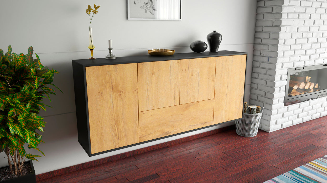 Sideboard Escondido, Eiche, hängend (180x79x35cm)