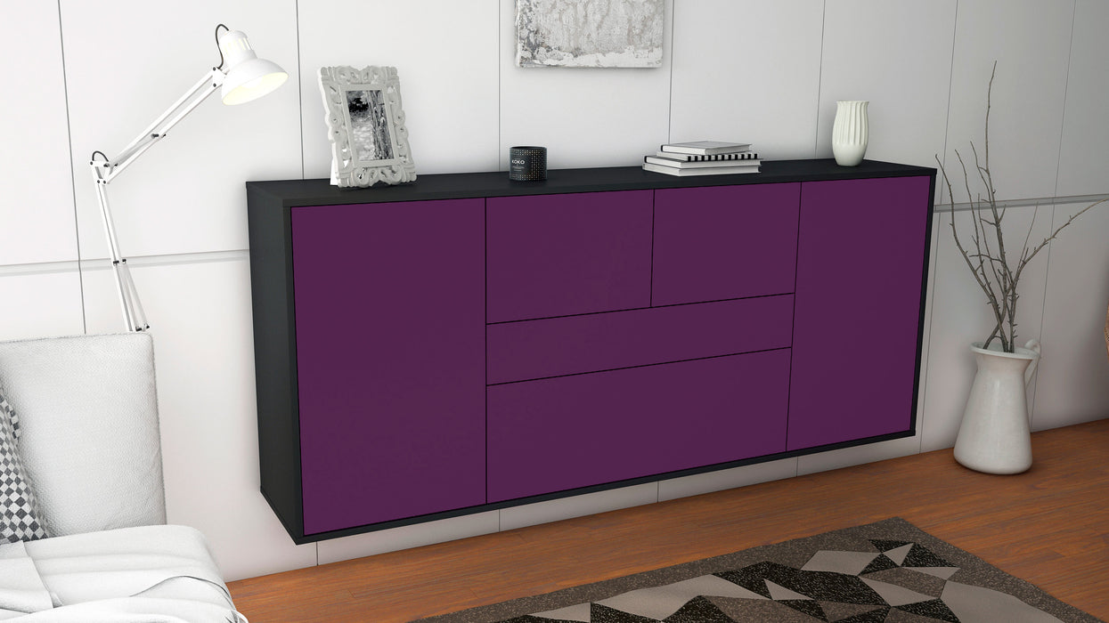 Sideboard Orange, Lila, hängend (180x79x35cm)