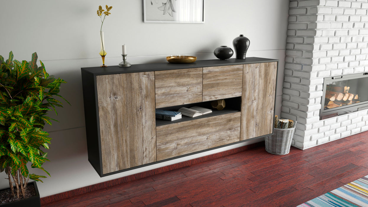 Sideboard Warren, Treibholz, hängend (180x79x35cm)