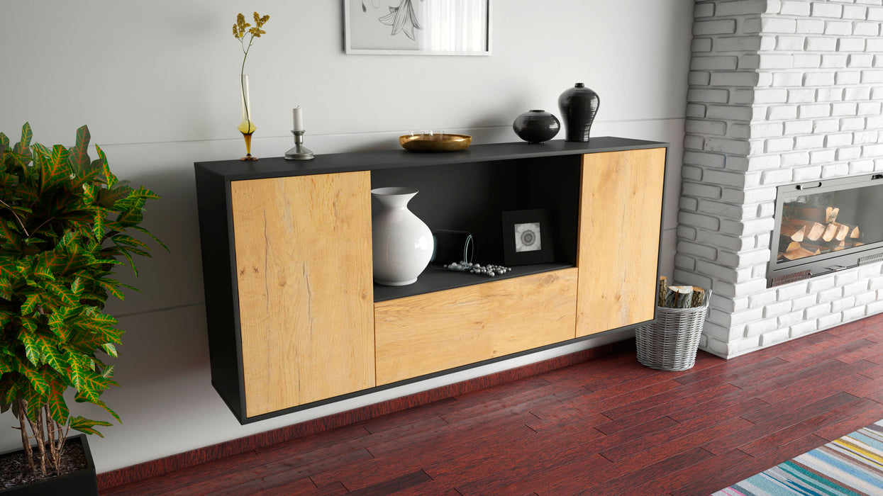 Sideboard Fort Collins, Eiche, hängend (180x79x35cm)