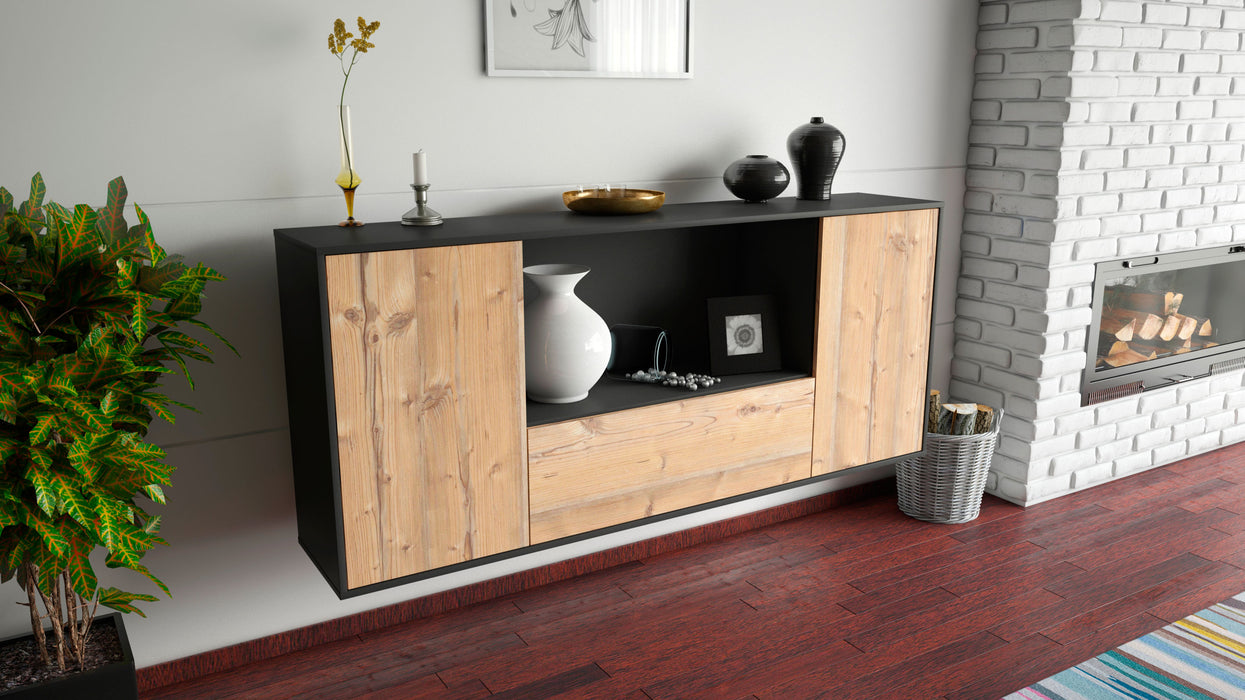 Sideboard Fort Collins, Pinie, hängend (180x79x35cm)