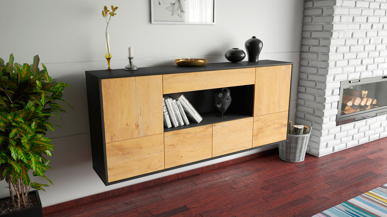 Sideboard Fullerton, Eiche, hängend (180x79x35cm)