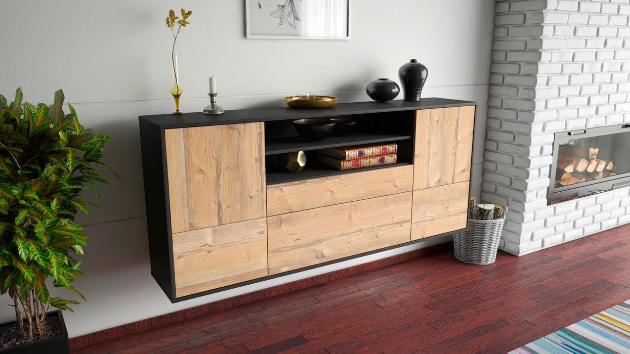 Sideboard Elk Grove, Pinie, hängend (180x79x35cm)