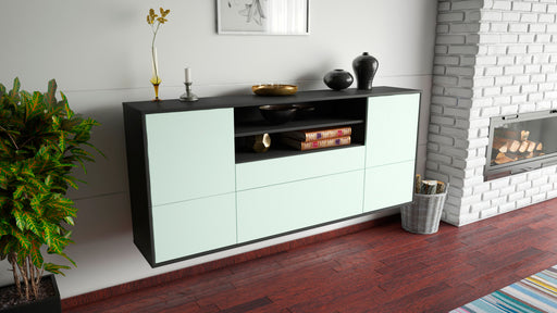 Sideboard Elk Grove, Mint, hängend (180x79x35cm)