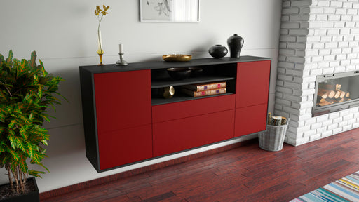 Sideboard Elk Grove, Bordeaux, hängend (180x79x35cm)