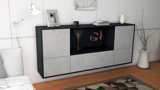 Sideboard Sunnyvale, Beton, hängend (180x79x35cm)