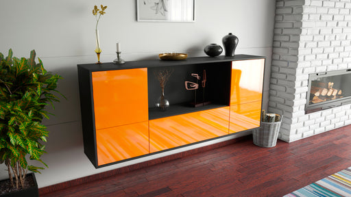 Sideboard Sunnyvale, Orange, hängend (180x79x35cm)