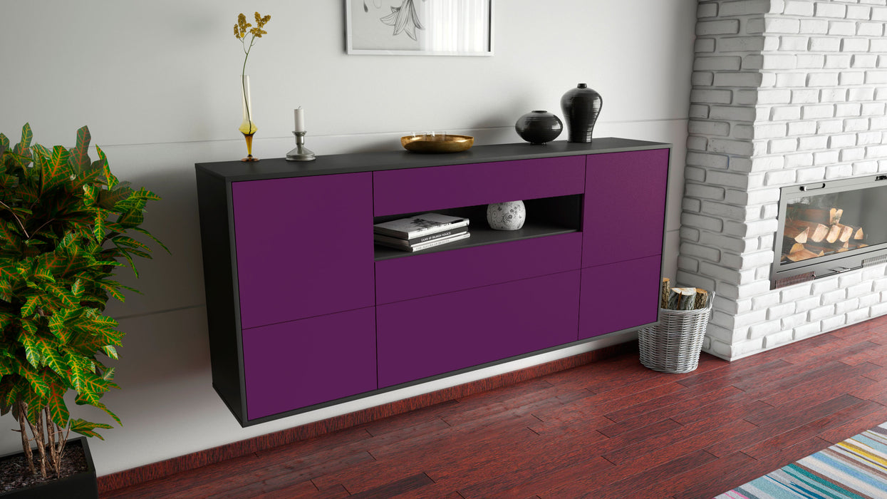 Sideboard Savannah, Lila, hängend (180x79x35cm)