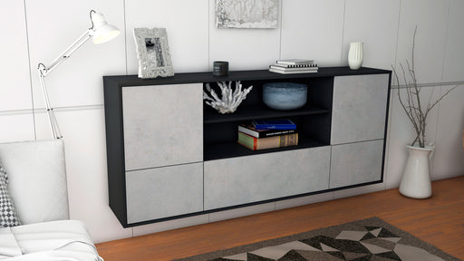 Sideboard Sterling Heights, Beton, hängend (180x79x35cm)