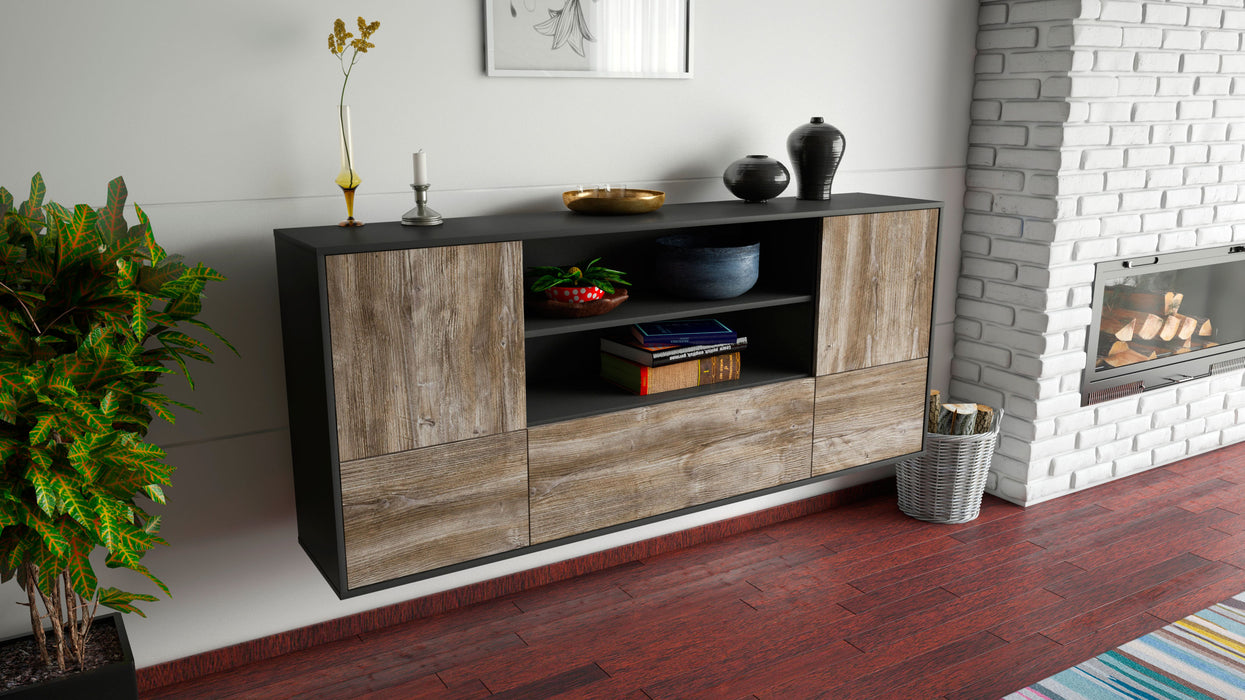 Sideboard Sterling Heights, Treibholz, hängend (180x79x35cm)