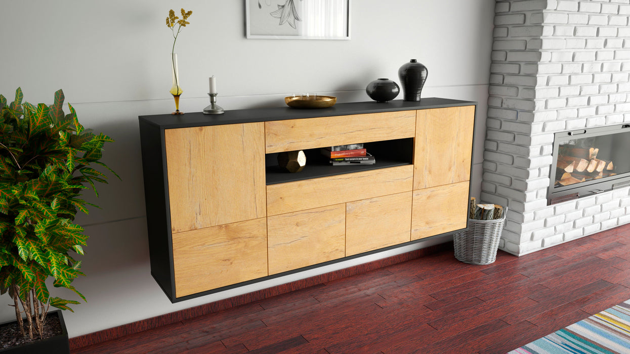 Sideboard McAllen, Eiche, hängend (180x79x35cm)