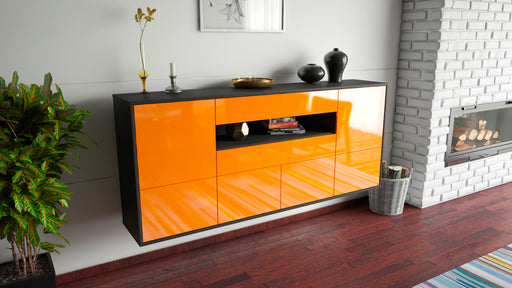 Sideboard McAllen, Orange, hängend (180x79x35cm)