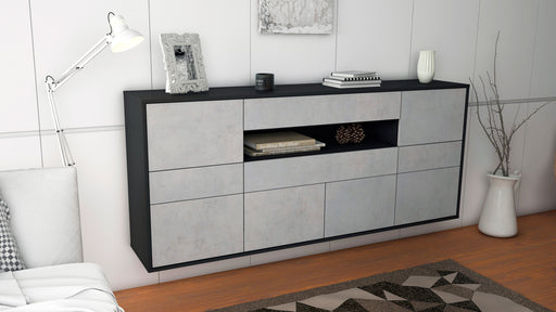 Sideboard Coral Springs, Beton, hängend (180x79x35cm)