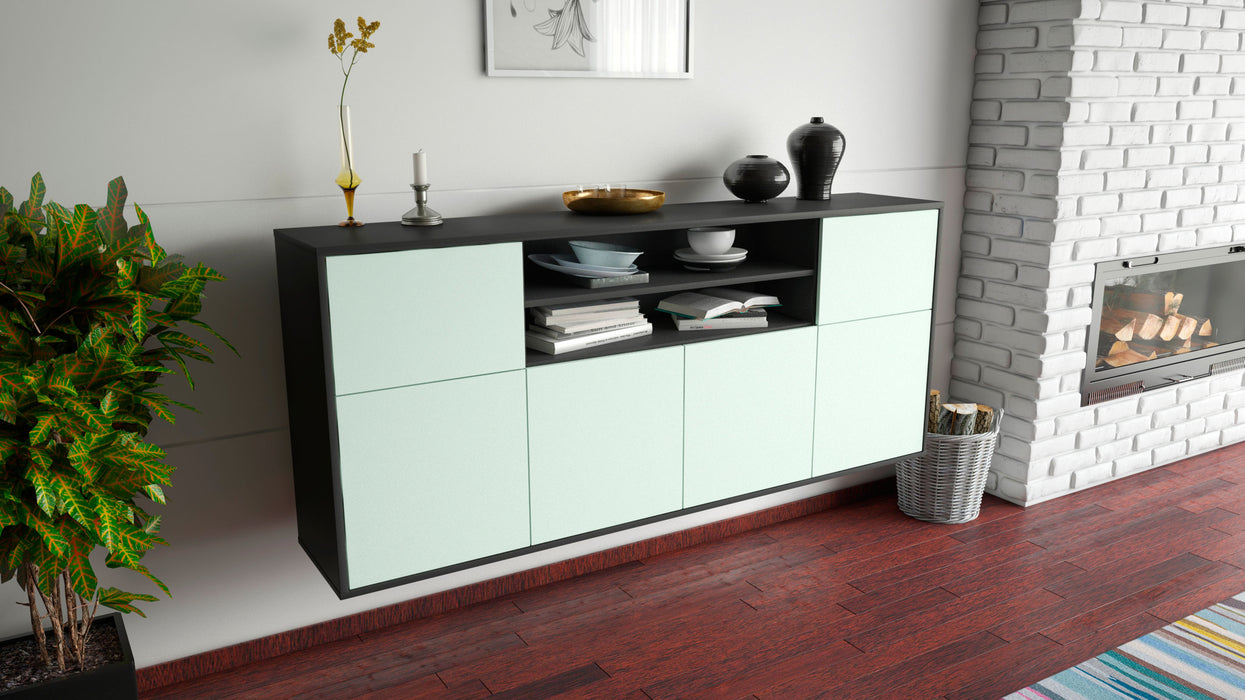 Sideboard Cedar Rapids, Mint, hängend (180x79x35cm)