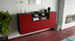 Sideboard Cedar Rapids, Bordeaux, hängend (180x79x35cm)