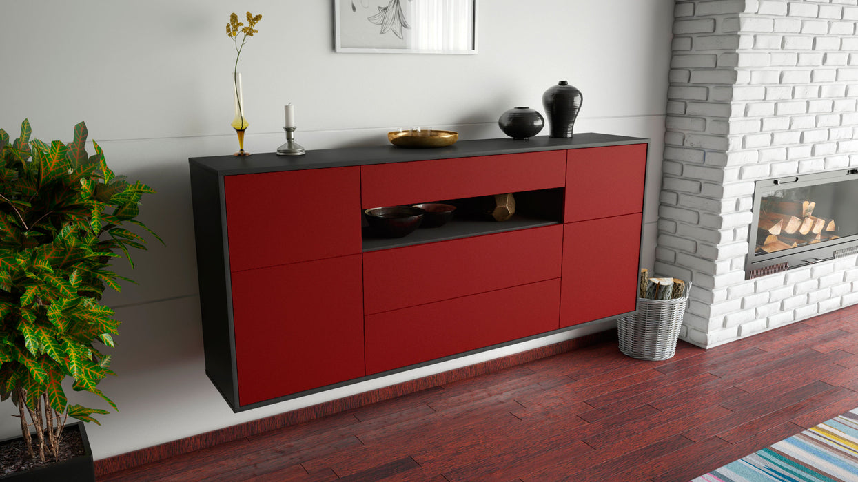 Sideboard Elizabeth, Bordeaux, hängend (180x79x35cm)