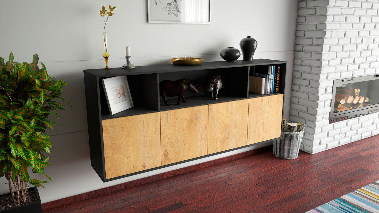 Sideboard Columbia, Eiche, hängend (180x79x35cm)