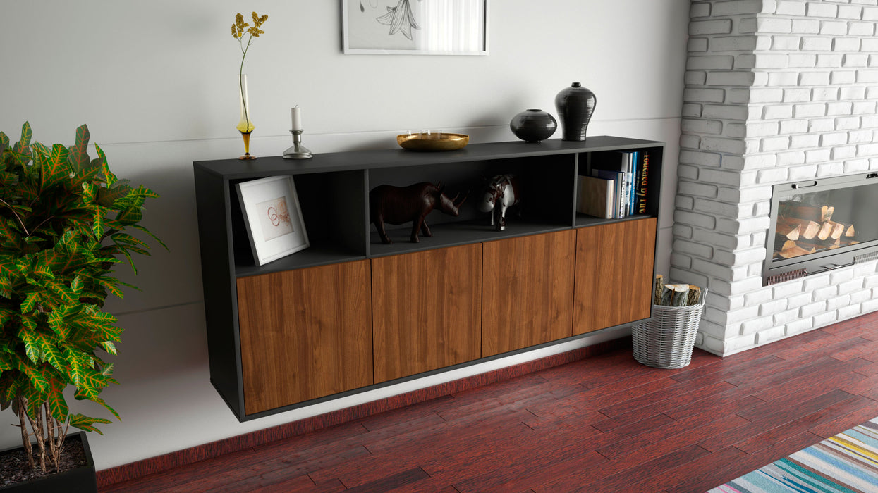 Sideboard Columbia, Walnuss, hängend (180x79x35cm)