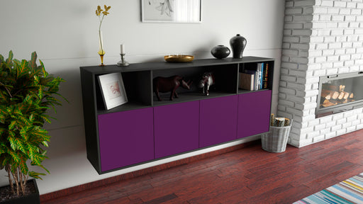 Sideboard Columbia, Lila, hängend (180x79x35cm)