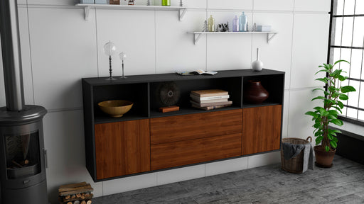 Sideboard Hartford, Walnuss, hängend (180x79x35cm)