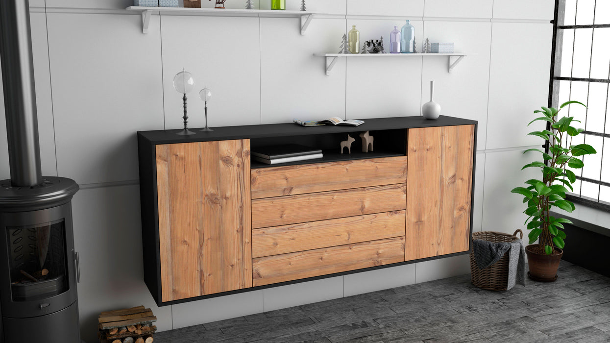 Sideboard New Haven, Pinie, hängend (180x79x35cm)