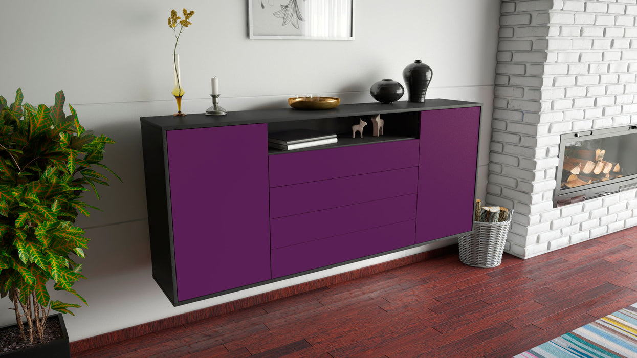 Sideboard New Haven, Lila, hängend (180x79x35cm)