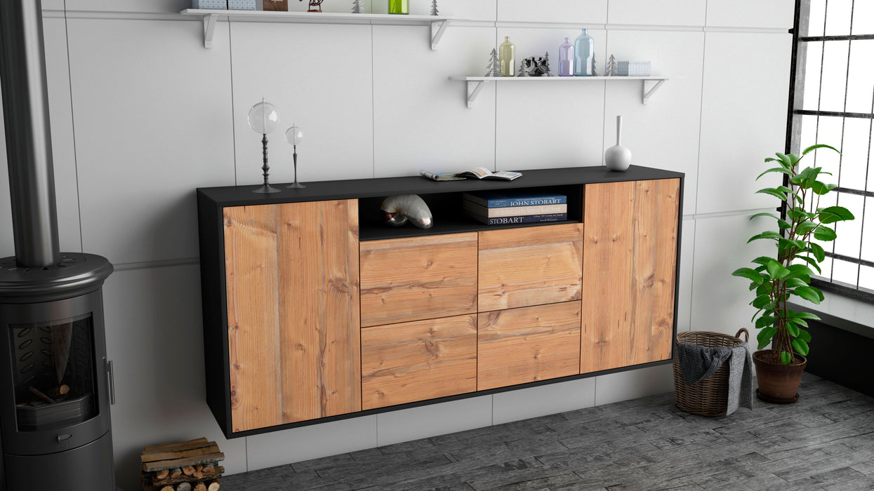 Sideboard Carrollton, Pinie, hängend (180x79x35cm)