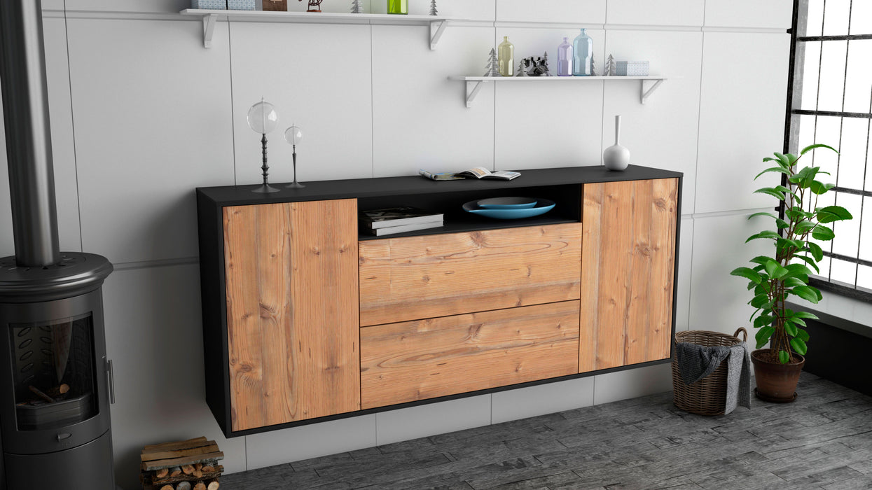 Sideboard Thousand Oaks, Pinie, hängend (180x79x35cm)