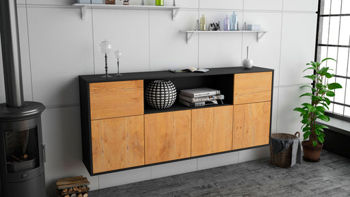 Sideboard West Valley City, Eiche, hängend (180x79x35cm)