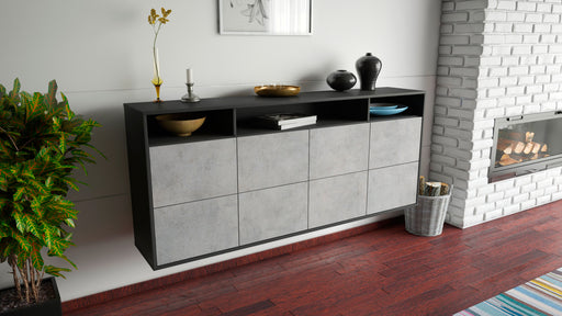 Sideboard Concord, Beton, hängend (180x79x35cm)