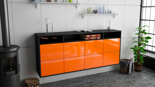 Sideboard Concord, Orange, hängend (180x79x35cm)