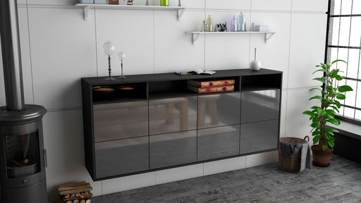 Sideboard Concord, Grau, hängend (180x79x35cm)