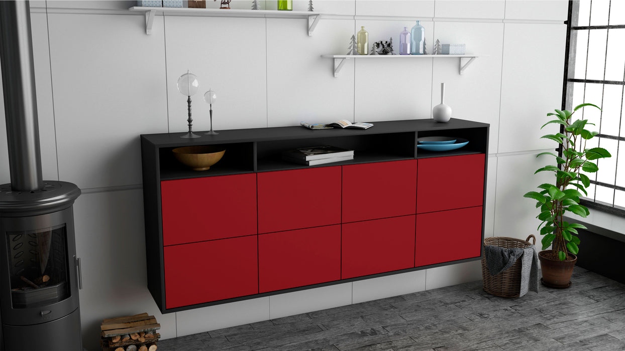 Sideboard Concord, Bordeaux, hängend (180x79x35cm)