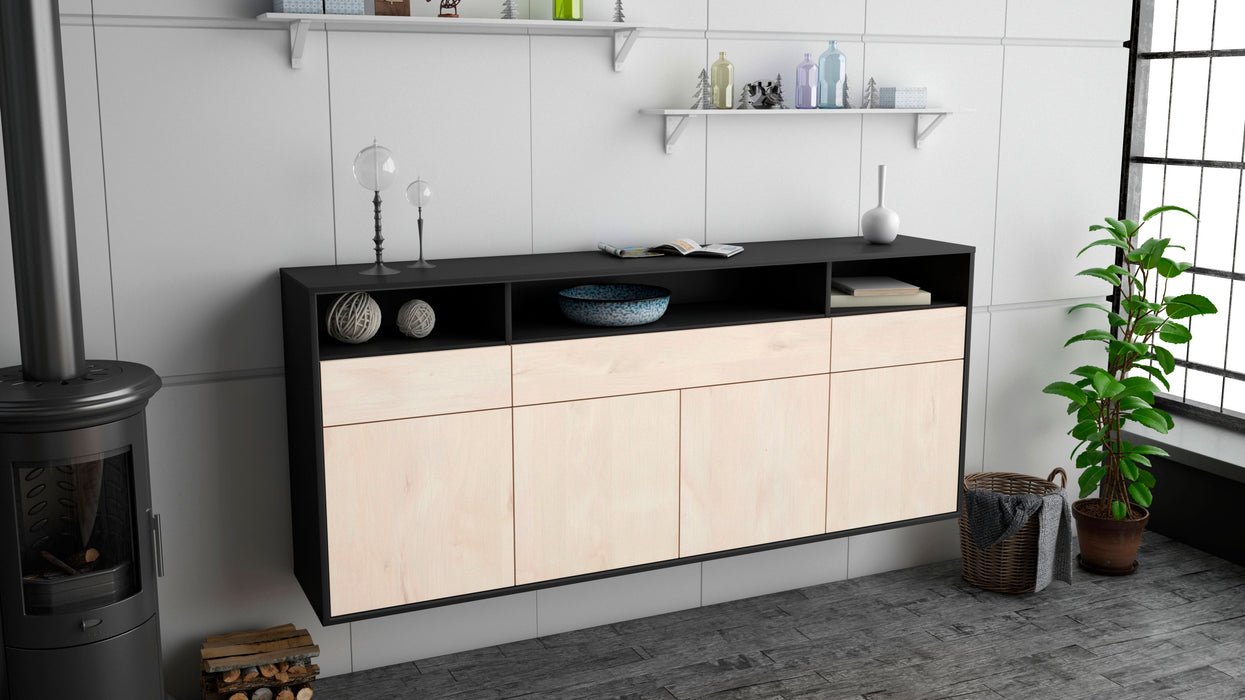 Sideboard Simi Valley, Zeder, hängend (180x79x35cm)