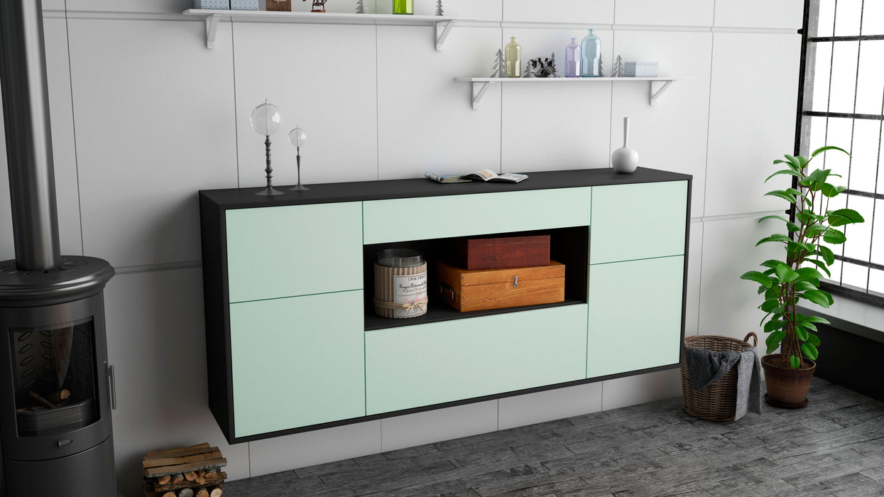 Sideboard Visalia, Mint, hängend (180x79x35cm)