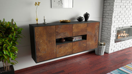 Sideboard Stamford, Rost, hängend (180x79x35cm)