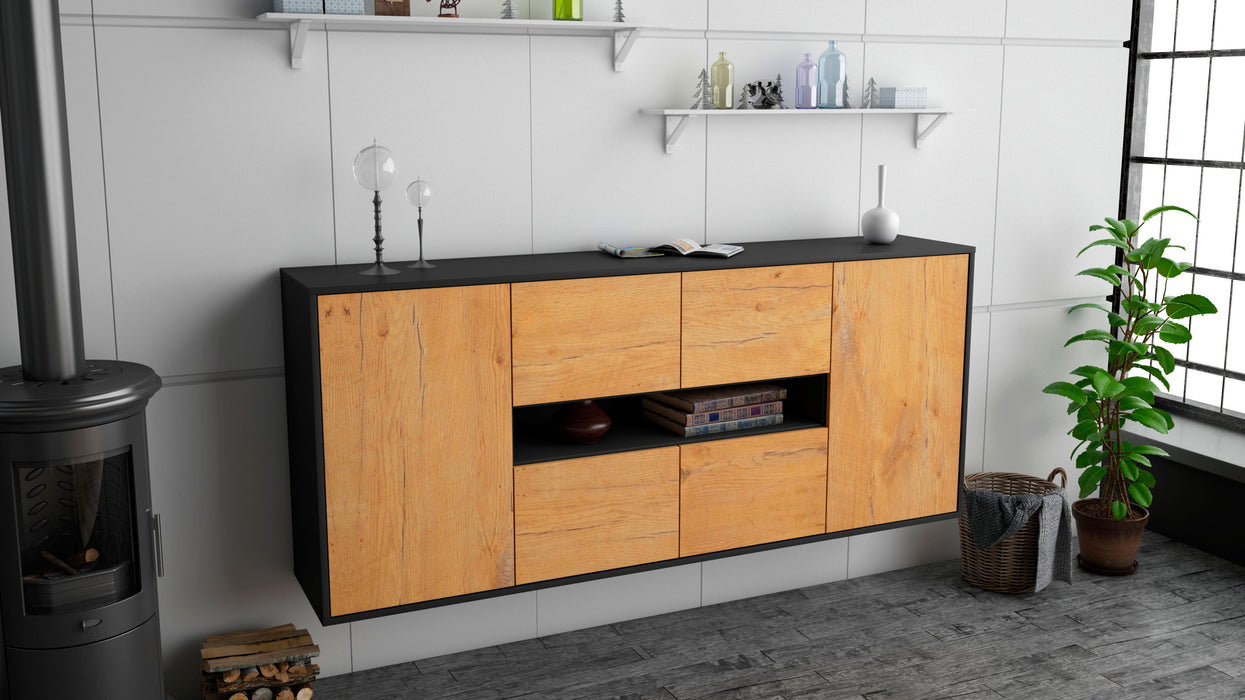 Sideboard Stamford, Eiche, hängend (180x79x35cm)