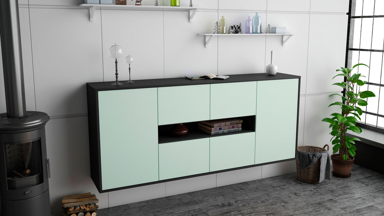 Sideboard Stamford, Mint, hängend (180x79x35cm)